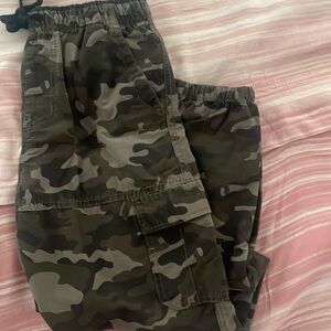 Boys Camouflage Cargo Pants